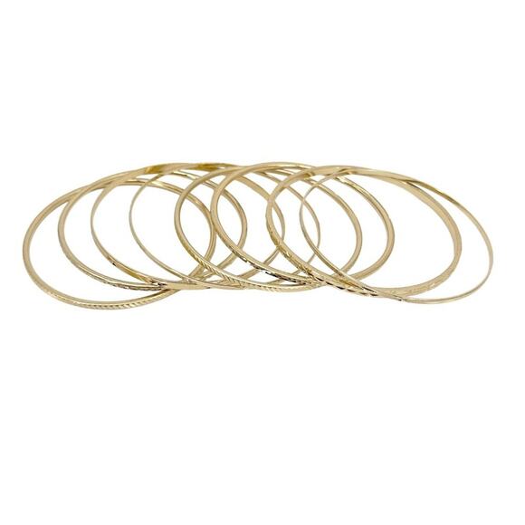 L GEORGE Designs Bangle Bunch Set of 8 - Picture 4 of 6